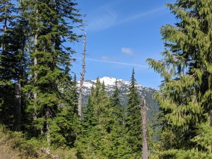 Mountain looking west