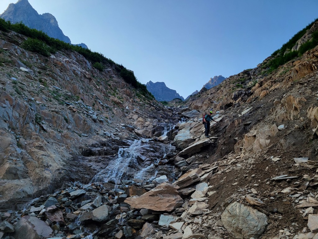 In dry conditions in 2023. This is one of the more pleasant sections.