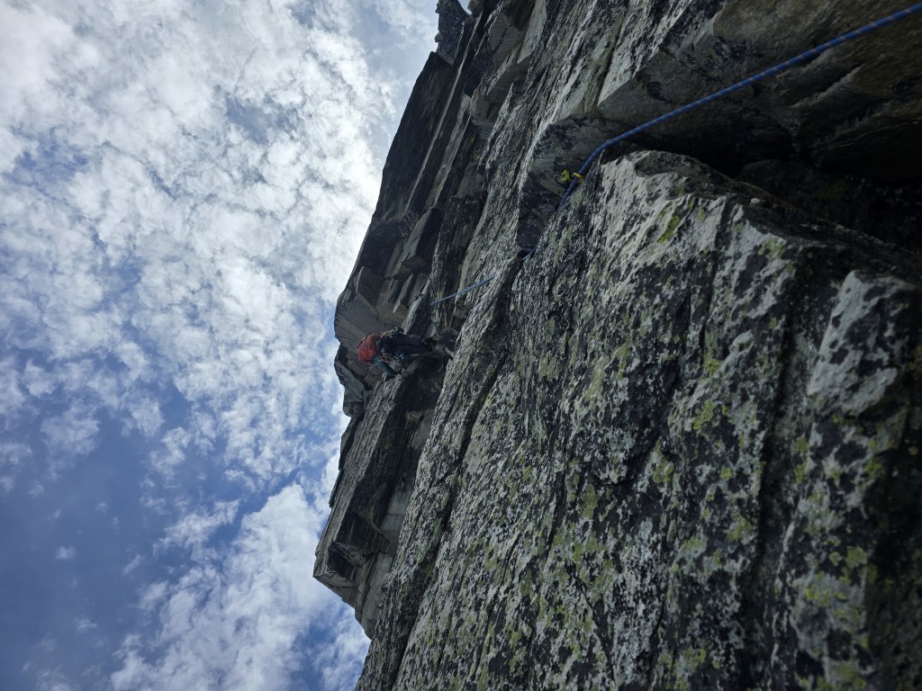 One of the 5.8 steps lower on the ridge