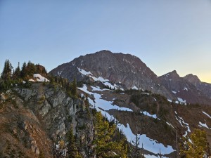 Microwave Ridge, seen from the trailhead (where we camped)