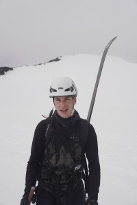Nick with his ski - Picture by Ivan
