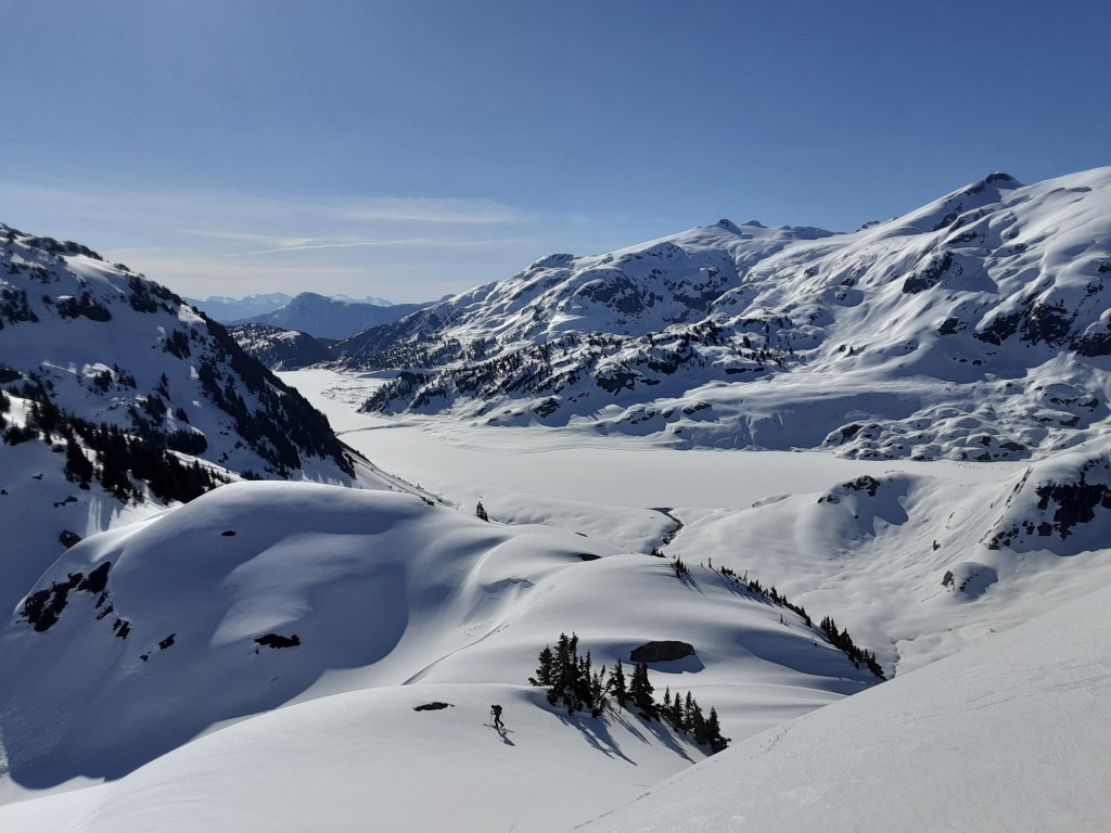 Snowcap Lakes from Rollercoaster Ridge