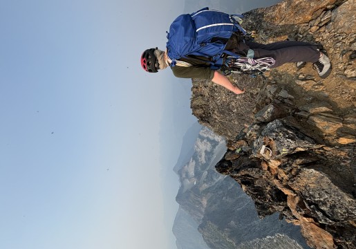 Nick on the summit