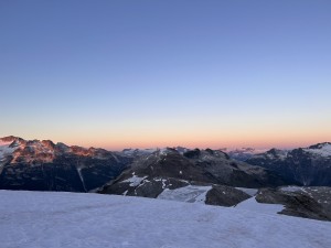 mountain sunset