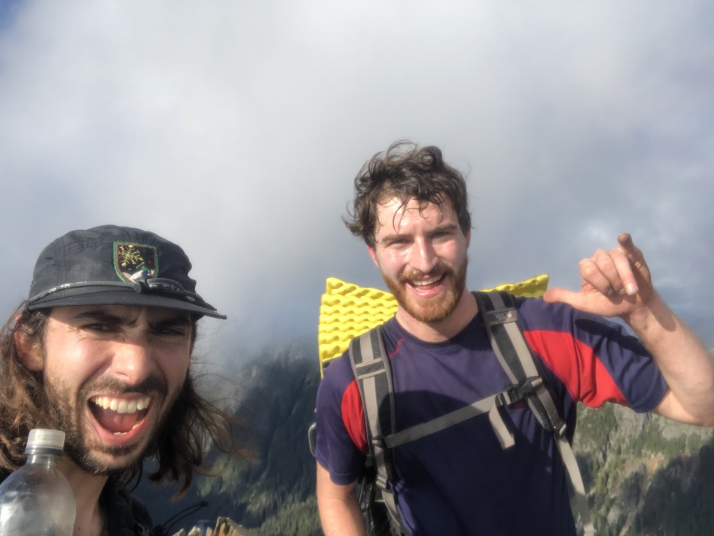 Summit selfie on Brunswick Mountain. The final summit for our Deeks Lake Basin linkup.