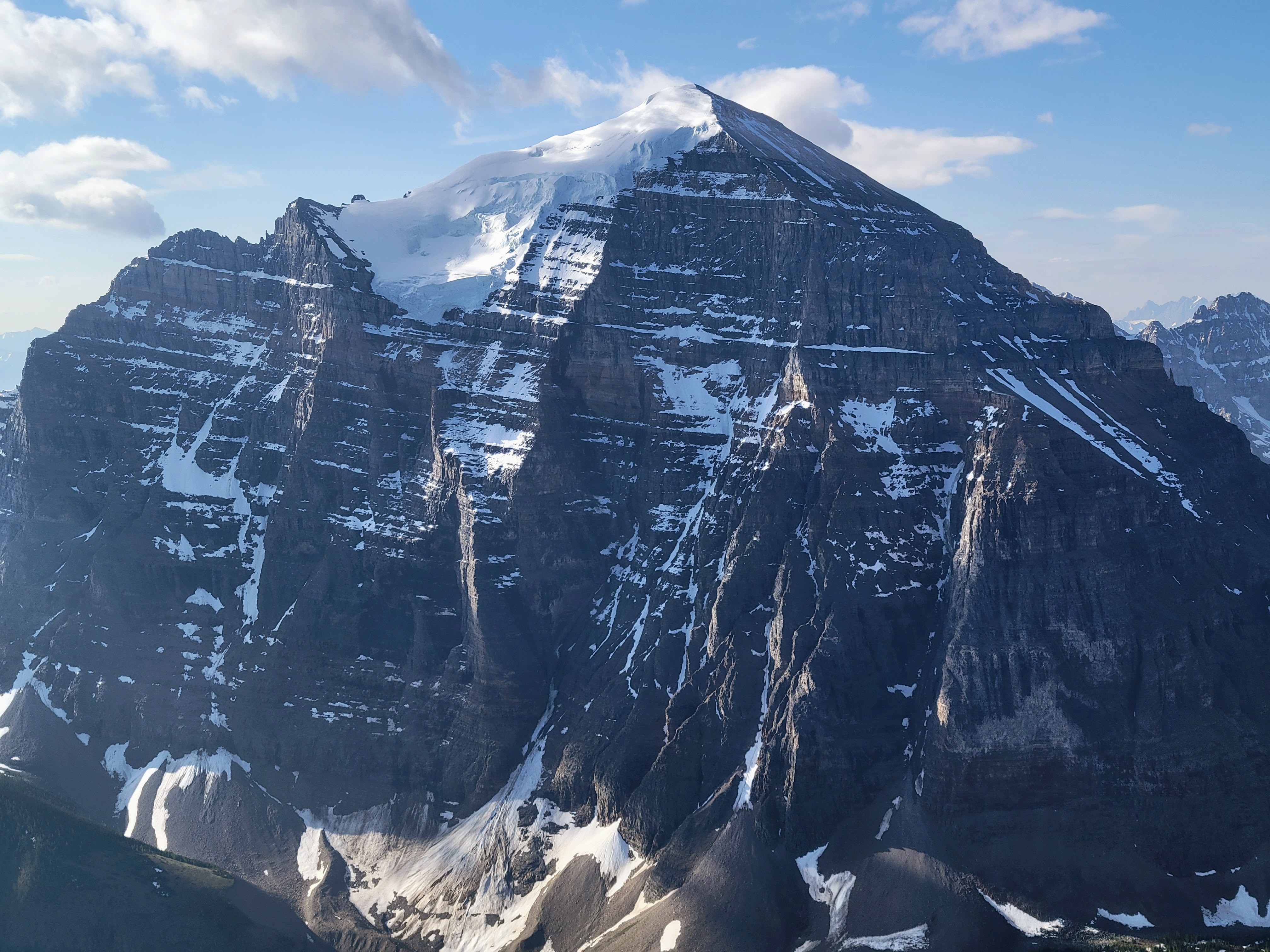 Mt Temple's North Face