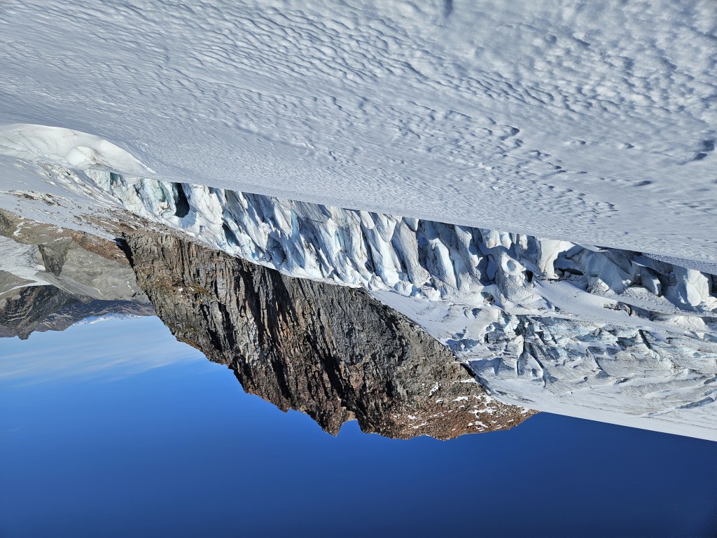 Icefall near the Sharkfin