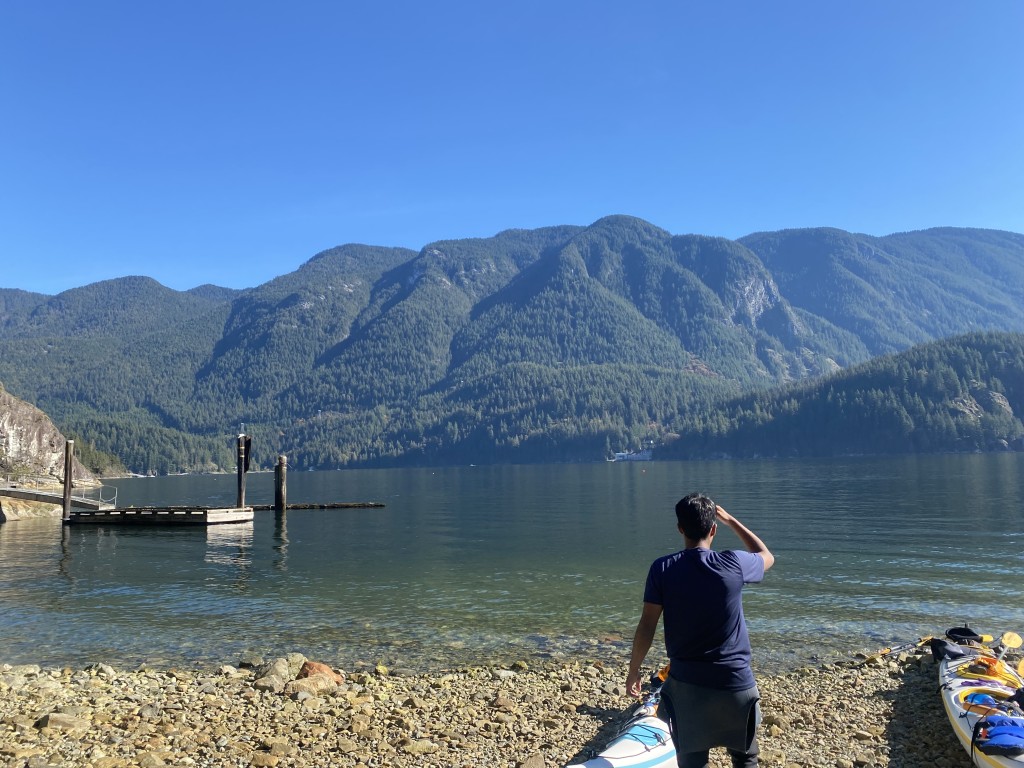 Our lunch spot on the west side of the Arm