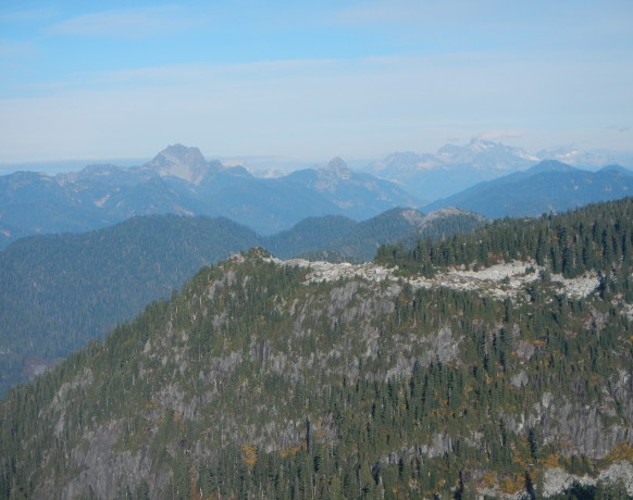 Skyyyyy Pilot, Mt. Habrich, Mt. Tantalus (L to R)