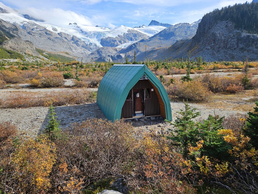 The hut, finally done. PC: Jeff Mottershead