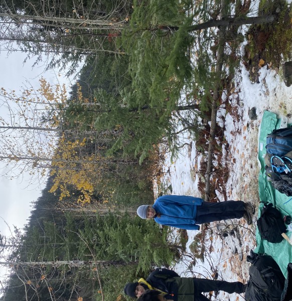 The next morning dawns—cleaning up camp. PC: Lyra Gui