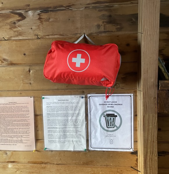 A shiny new first-aid kit. PC: Joseph Chiao