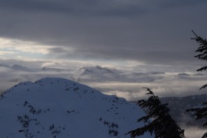 View towards the Pemberton Icefield