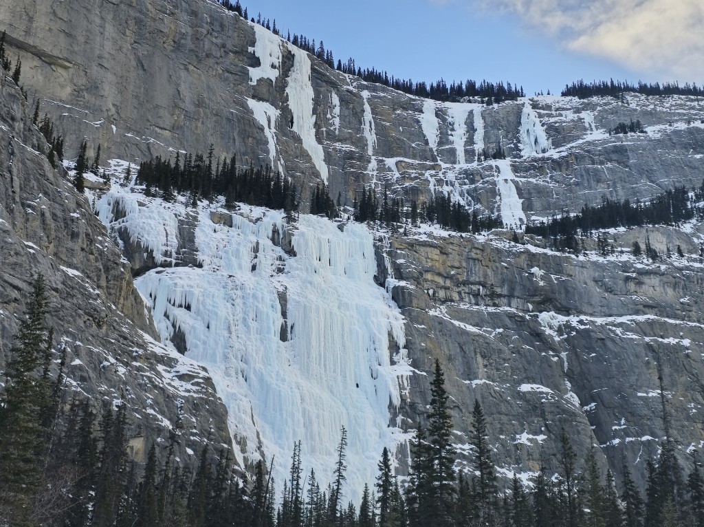 Weeping Wall, the guidebook calls it a “vertical football field” (Noah Macdonald)