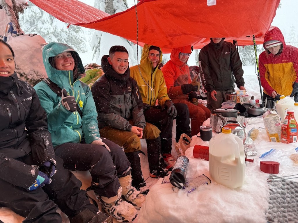 Thank god for tarps! PC: Sri