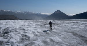 Crossing the never ending ice.
