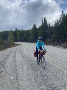 Joanna, minutes before the weather would decide to hate us